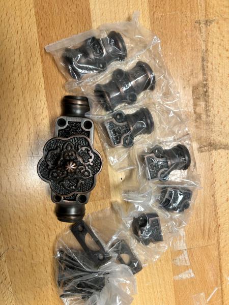 Signature Hardware Rosette Window Cremone Bolt 6' Oil Rubbed Bronze - ORB
