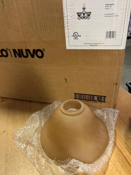 GLOBE ONLY NUVO 60/1023 Five Light Chandelier, Sonoma Bronze