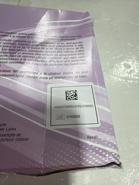 Braval Self-Sealing Sterilization Pouches 5.25x10