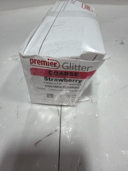Premier Glitter Prophylaxis Paste Coarse Strawberry