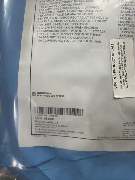 American Contract Systems General Surgery Bundle