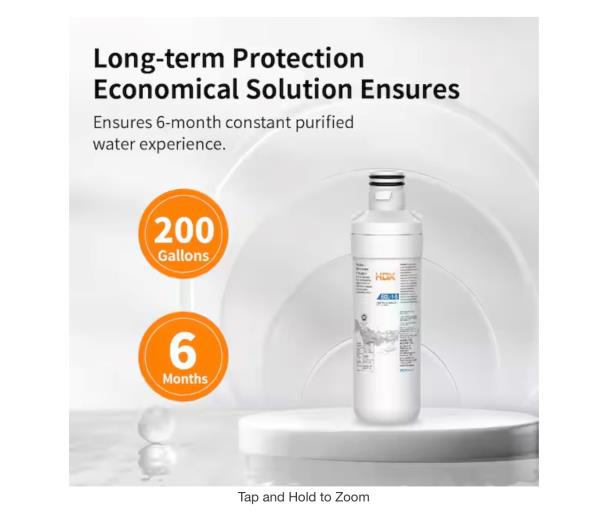 HDX EQL-1-S Refrigerator Water Filter Replacement for LG LT1000P