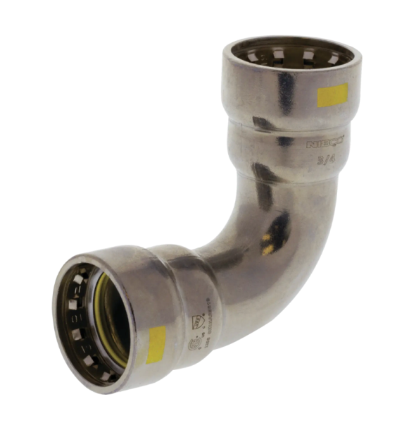 Nibco BenchPressG 90° Elbow P x P - Carbon Steel PCH207 - 3/4 - 5PK