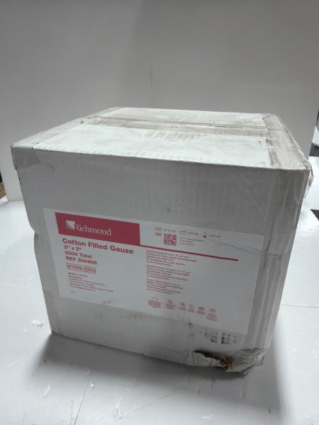 Richmond Cotton Filled Gauze 2x2 5000 Count