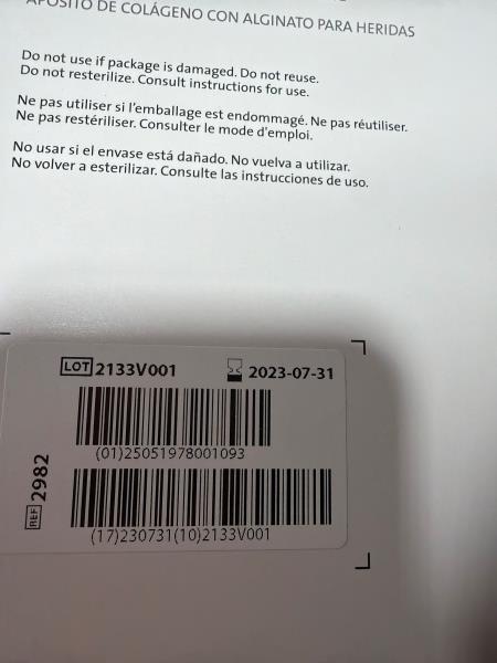 Bundle of 6 Systagenix Fibracol Plus Wound Dressing