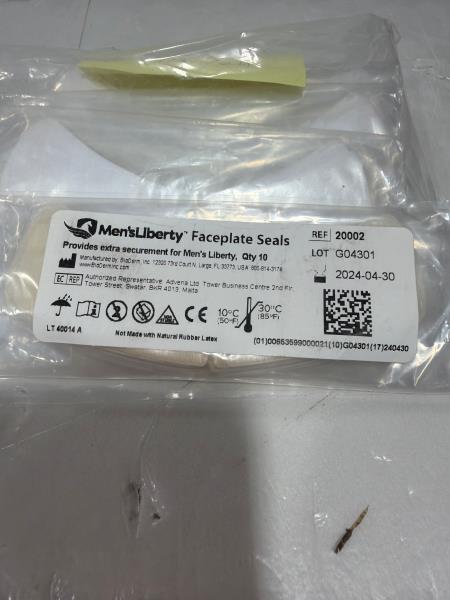 MensLiberty Faceplate Seals Bundle 50 Count