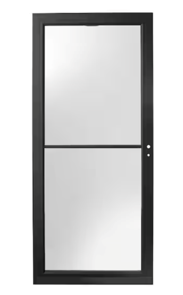 Andersen 3000 Series 36 in. Black Self-Storing Easy Install Storm Door