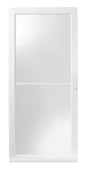Andersen 3000 Series 36 in. White Self-Storing Easy Install Storm Door