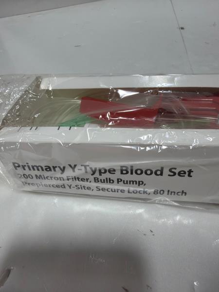 ICU Medical Primary Y-Type Blood Set 80 Inch