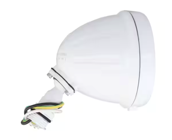  Commercial Electric 14-Watt Hardwired White LED Landscape Flood Light Metal Spot Light, 1100 Lumens