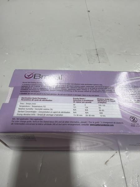 Braval Self-Sealing Sterilization Pouches 200ct