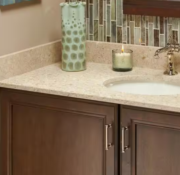 Vista 21.25 in. W Quartz Vanity Sidesplash in Orion