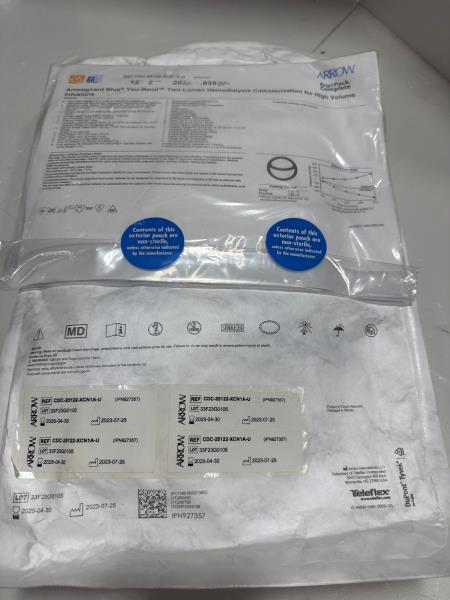 Arrow Arrowgard Blue Two-Lumen Hemodialysis Catheter