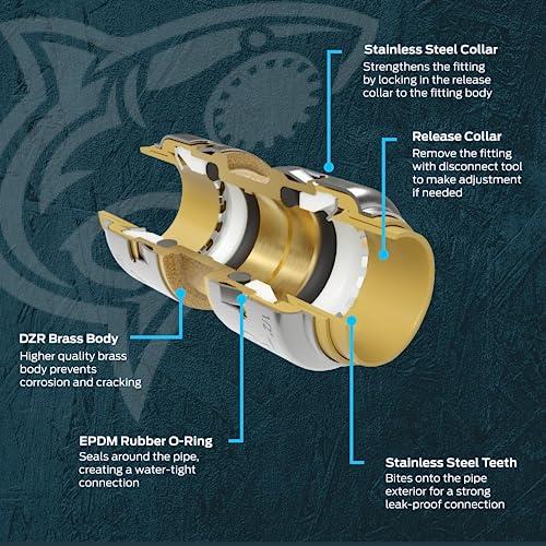 Max 1/2 in. Push-to-Connect X 3/4 in. FIP X 12 in. Braided Stainless Steel Water Heater Connector