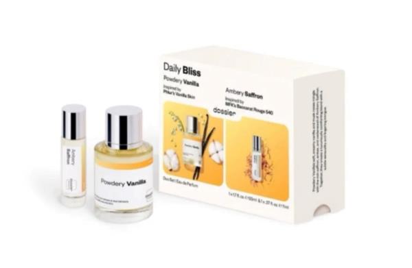 Dossier Daily Bliss Duo Set - Powdery Vanilla & Ambery Saffron