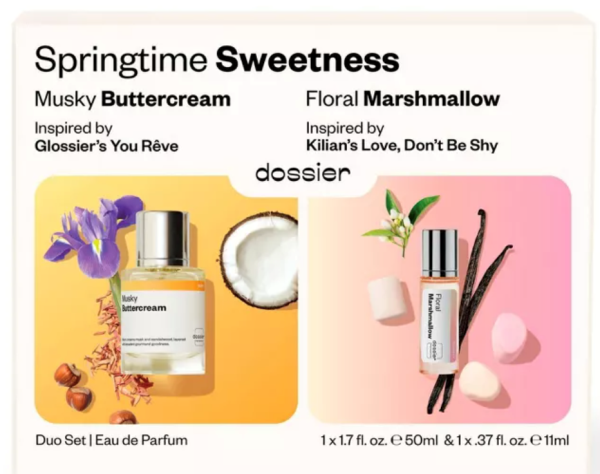 Dossier Springtime Sweetness Perfume Duo Set - 2pc