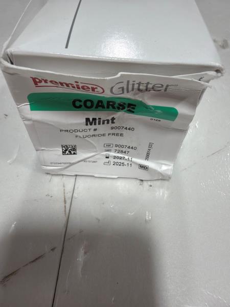 Premier Glitter Prophylaxis Paste Coarse Mint