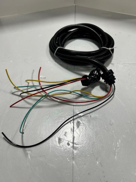 Electrical Wiring Harness with Corrugated Conduit and Dual Connectors